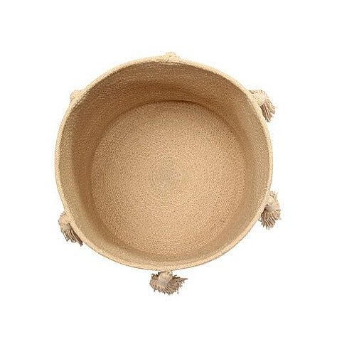Opbergmand Met Tassels Woody Honey - 30 cm - Image 3