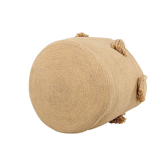 Opbergmand Met Tassels Woody Honey - 30 cm - Image 5