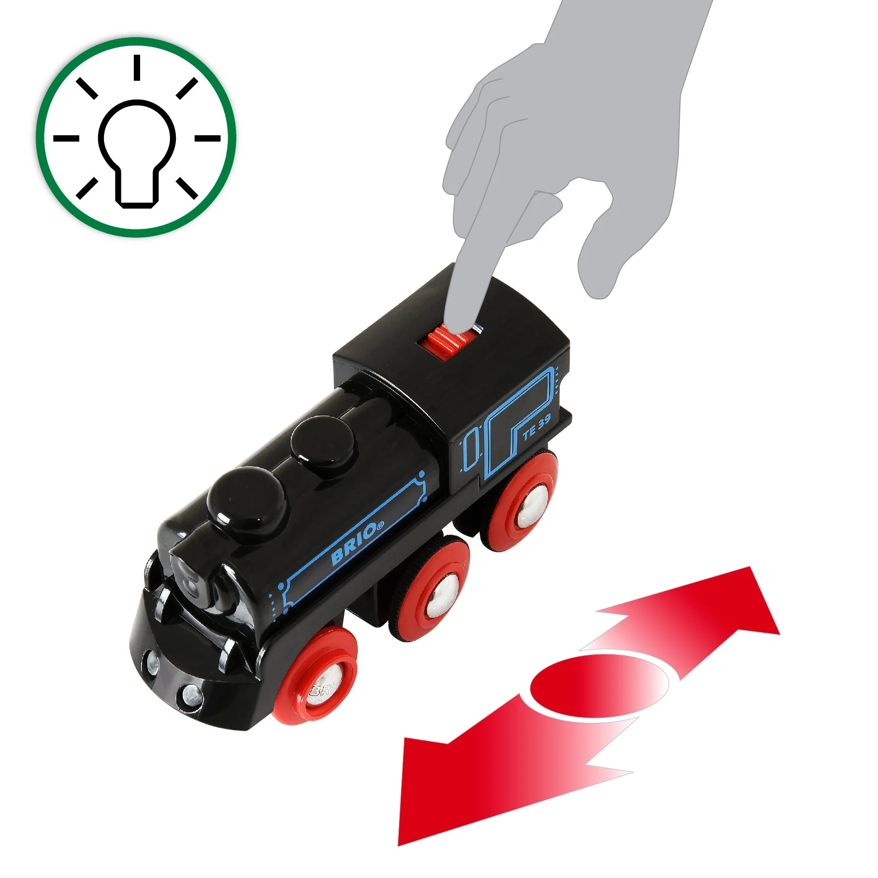 Oplaadbare Locomotief Met Mini Usb- Kabel - Image 3