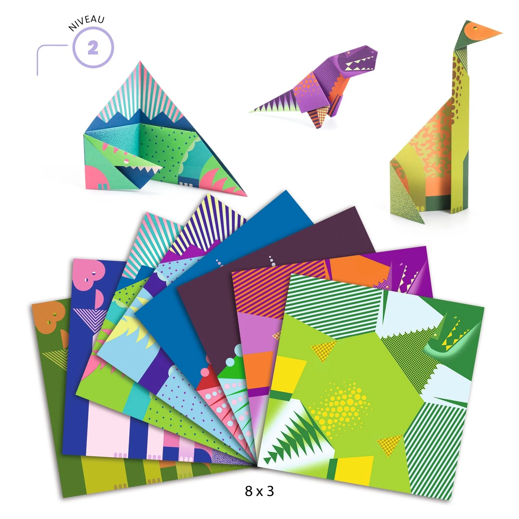 Origami set - Dinosaurussen - Image 3