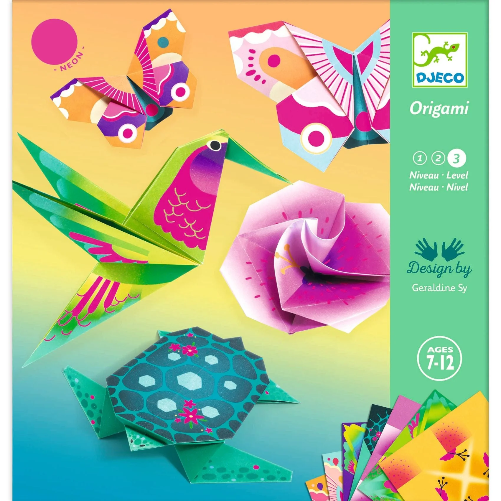 Knutselset Origami - Tropische Taferelen