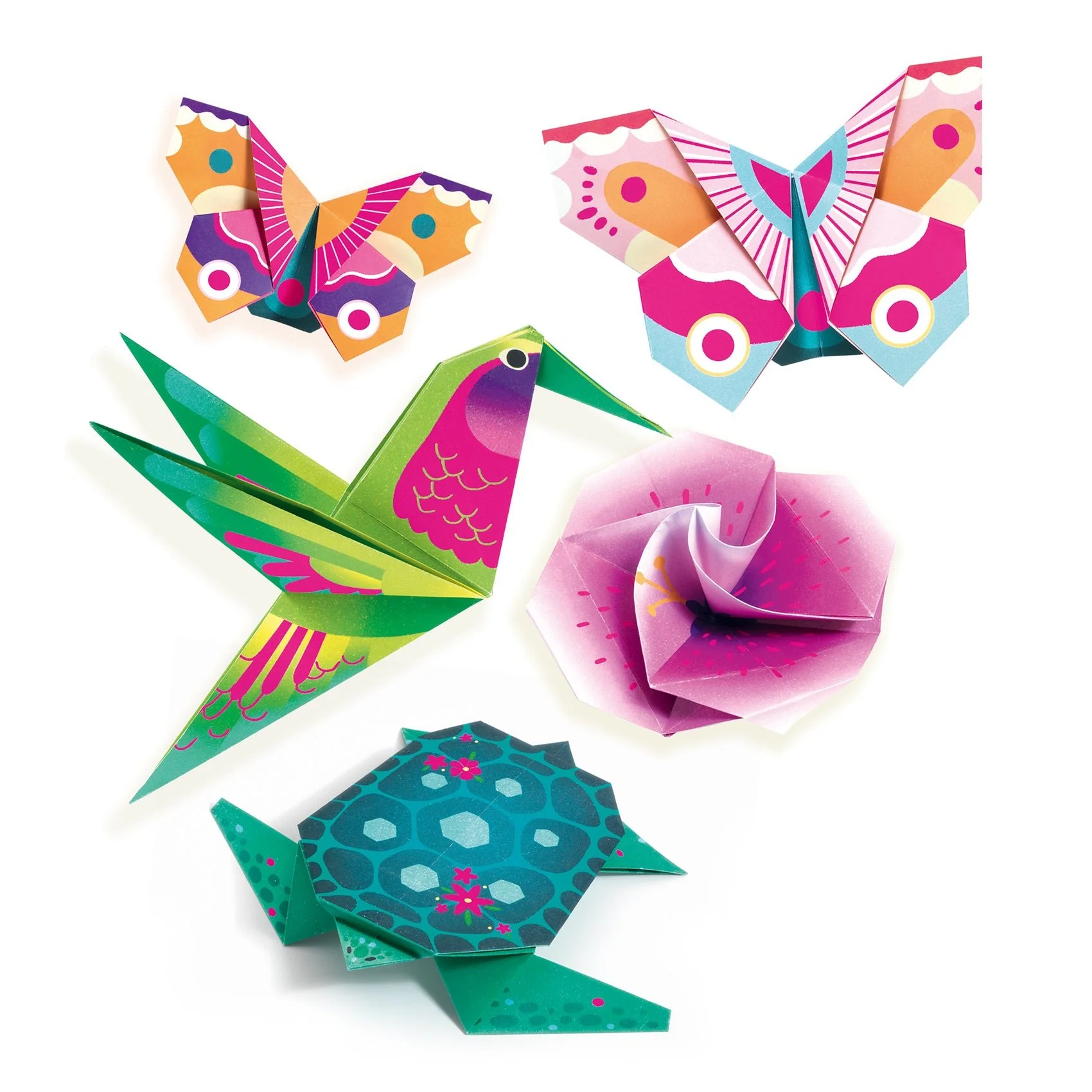 Knutselset Origami - Tropische Taferelen - Image 2