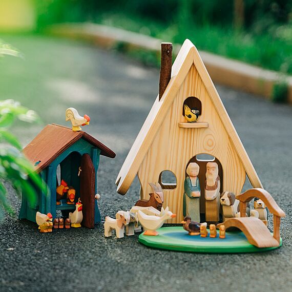 Ostheimer Houten Dier | Eend Zittend - Image 3