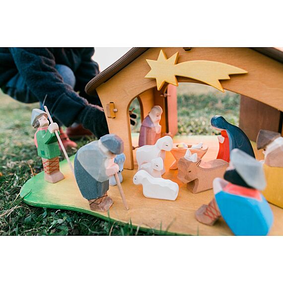 Ostheimer Kerstfiguren | Heilige Familie Mini | 5-Delig - Image 3