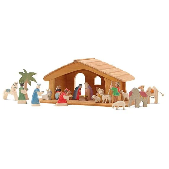 Ostheimer Kerstfiguren | Heilige Familie Mini | 5-Delig - Image 4