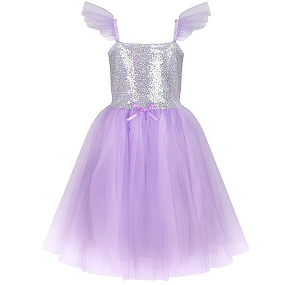 Paarse Verkleedjurk - Sequins Princess Dress Lilac - Image 6