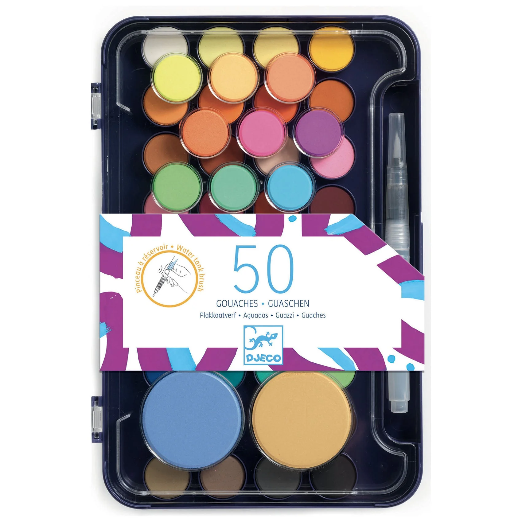 Plakaatverf - 50 gouaches