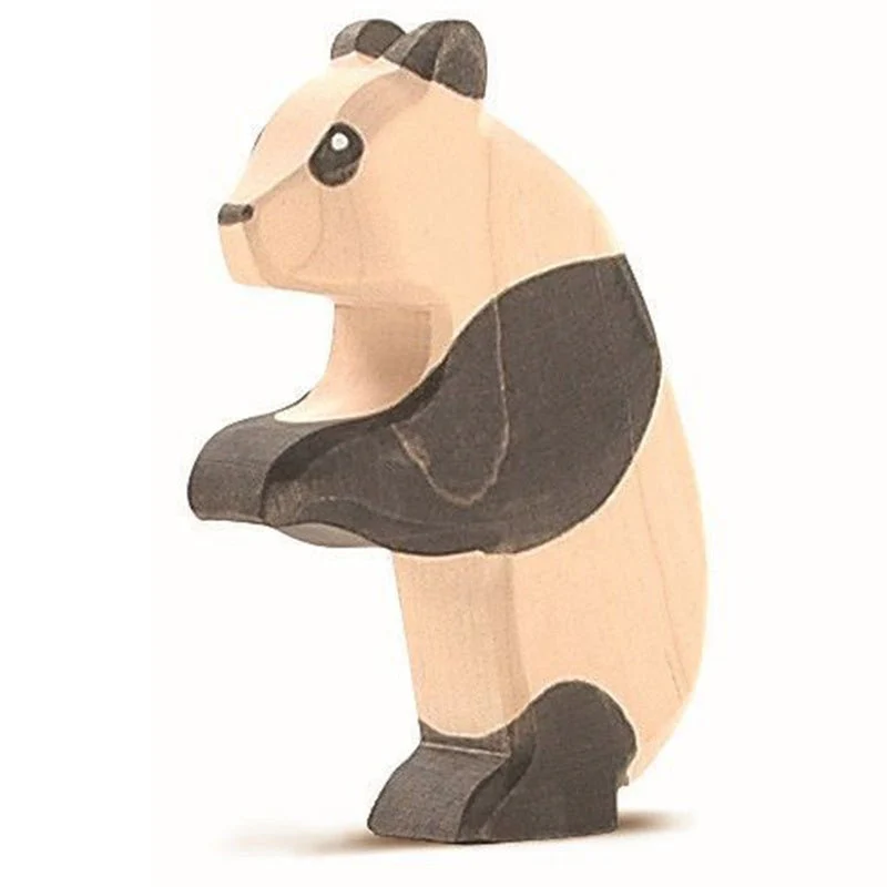 Houten speelfiguur - Panda dansend