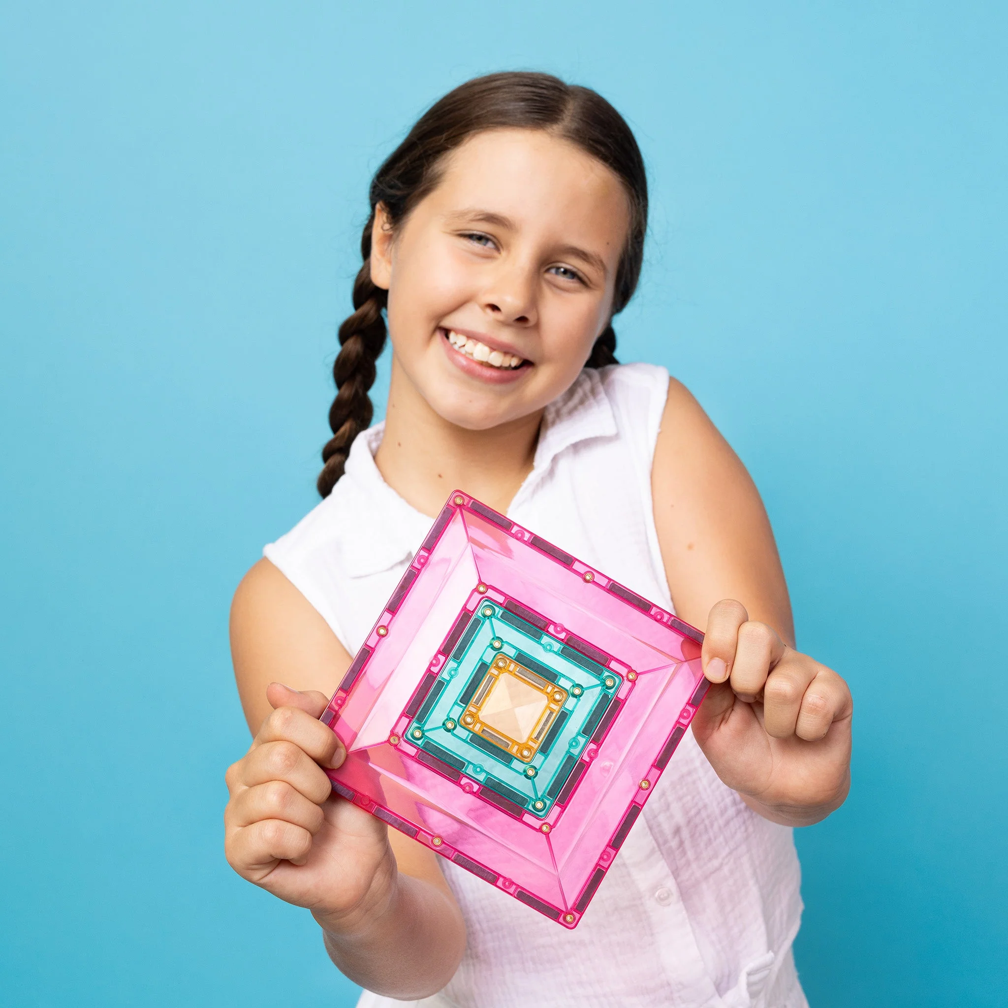 Magnetisch bouwspeelgoed Pastel Portal Pack - set van 48 - Image 4