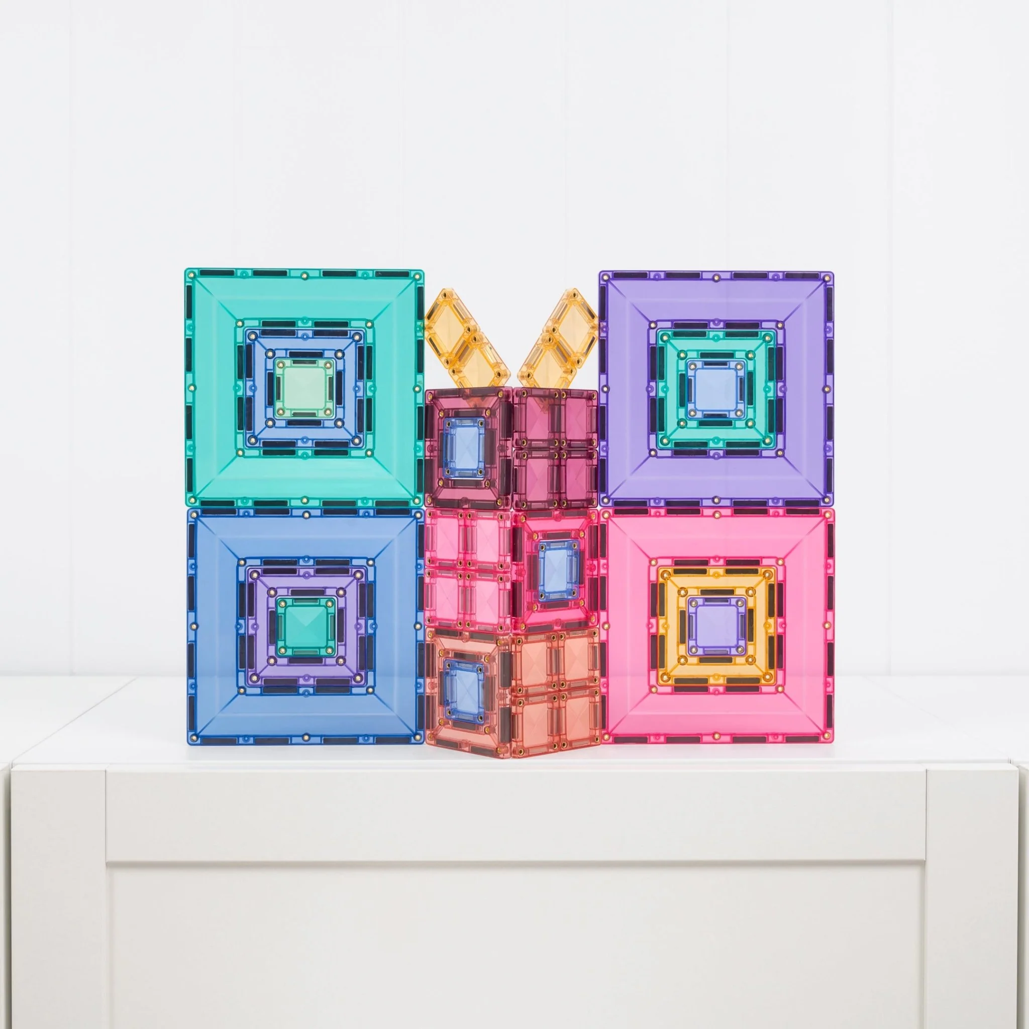 Magnetisch bouwspeelgoed Pastel Portal Pack - set van 48 - Image 6