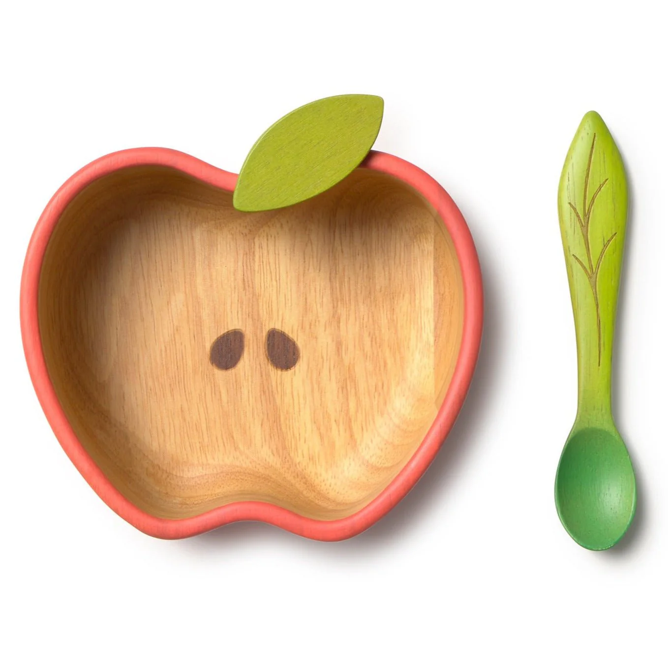 Eetset Pepa the Apple Bowl & Spoon Set