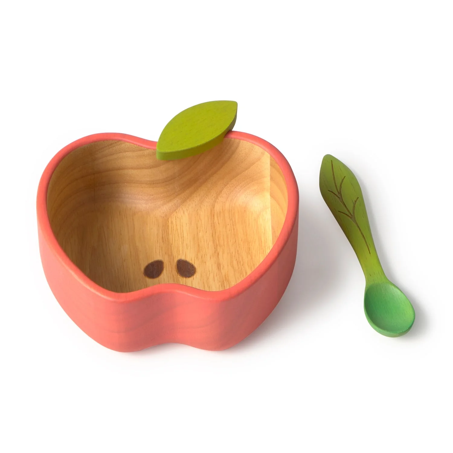 Eetset Pepa the Apple Bowl & Spoon Set - Image 5