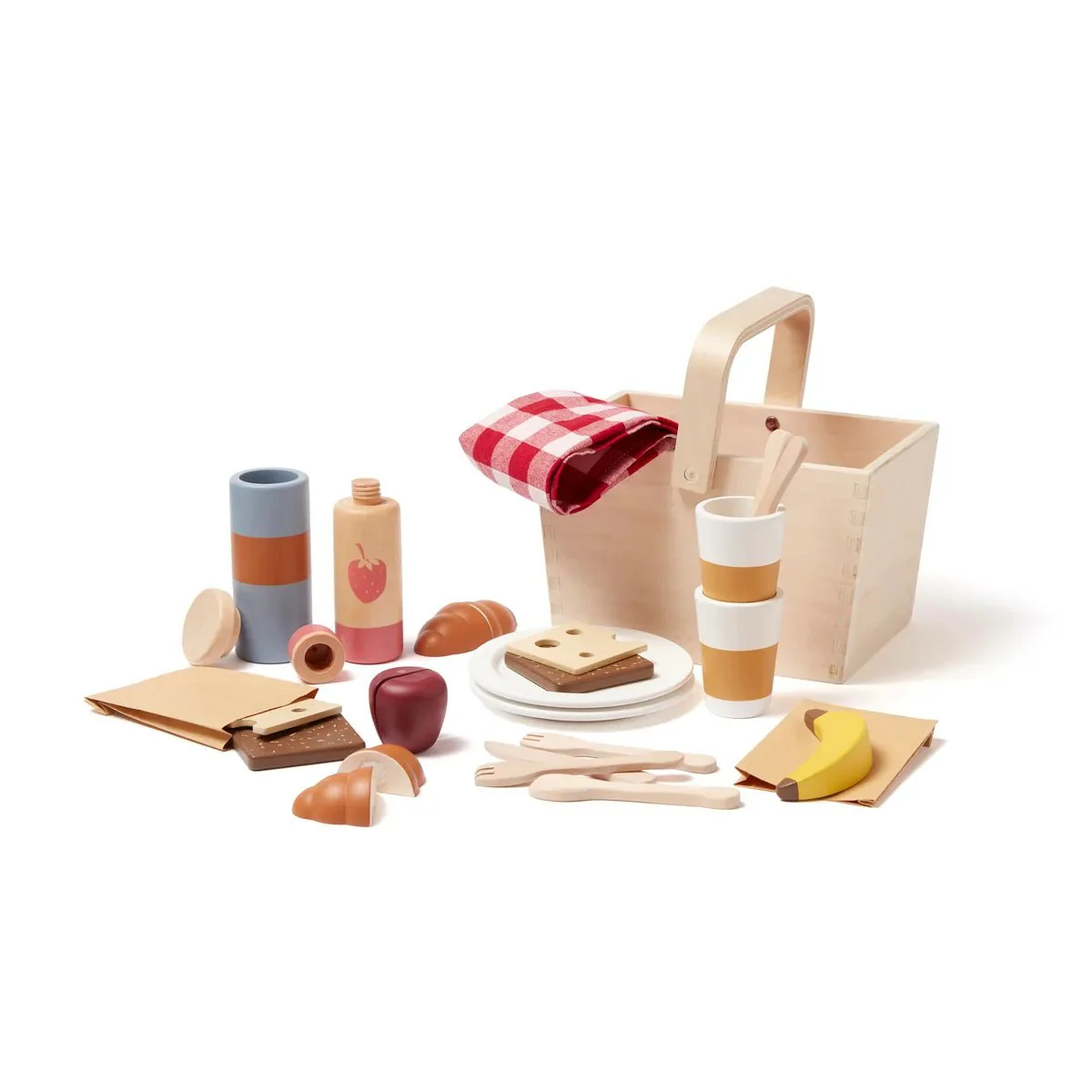 Houten Picnic Set met 21 accessoires - Image 8