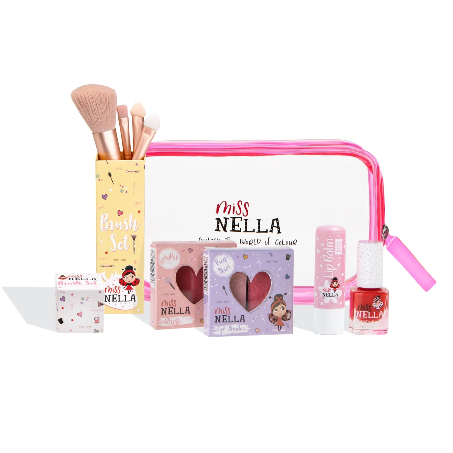 Make-upset Pink Bag of Wonders - set van 8
