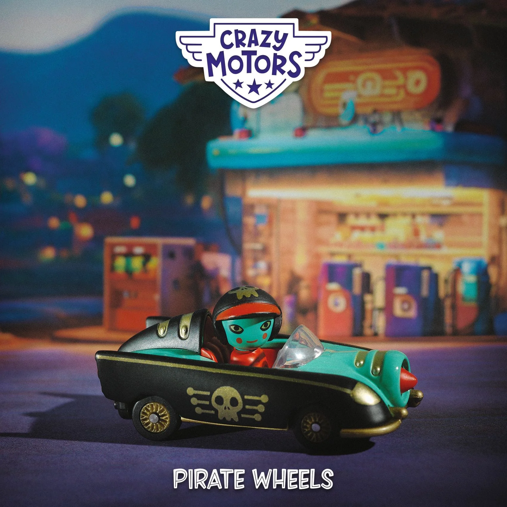 Speelgoedauto Crazy Motors Pirate wheels - Image 2