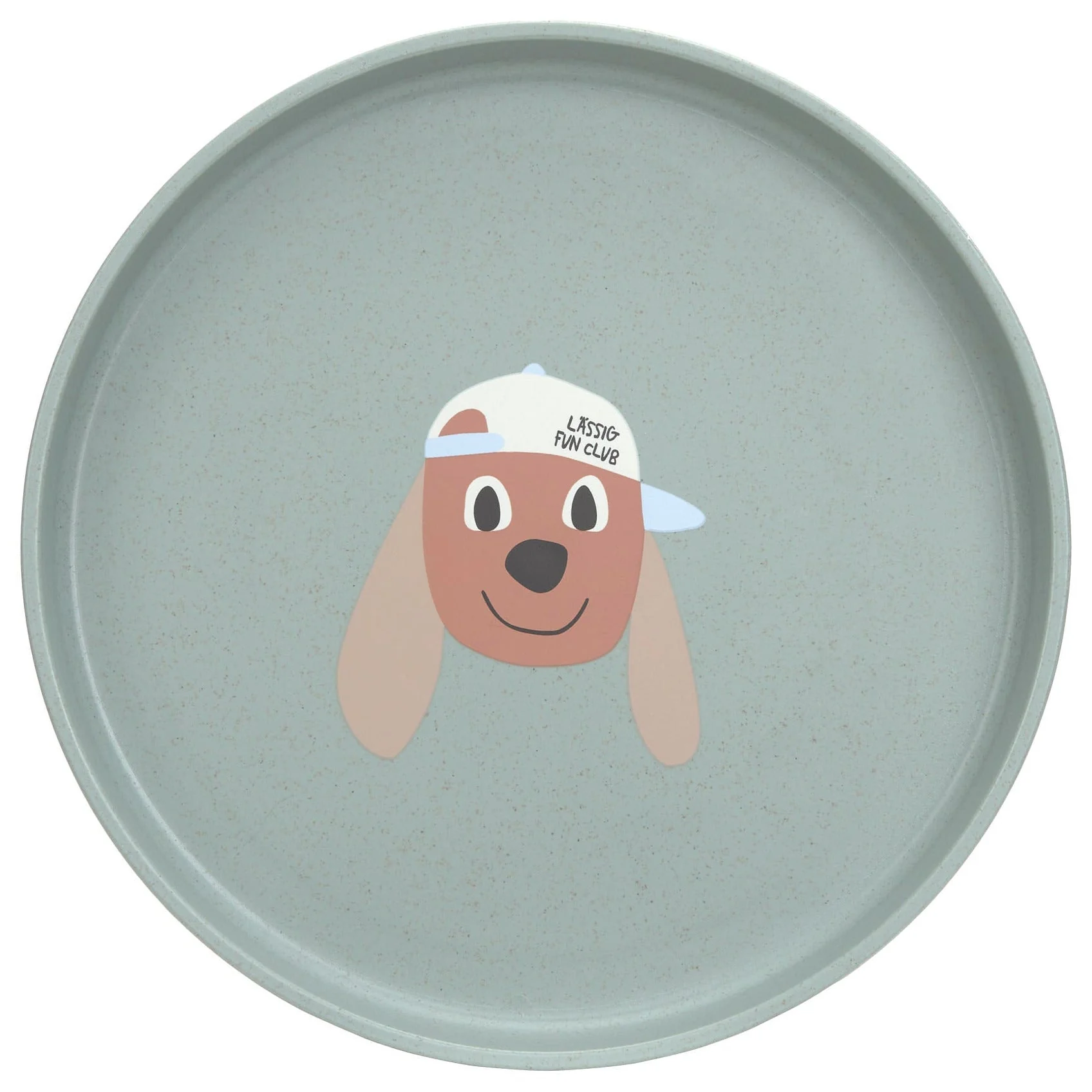 Plate PP/Cellulose Tiny Team Dog