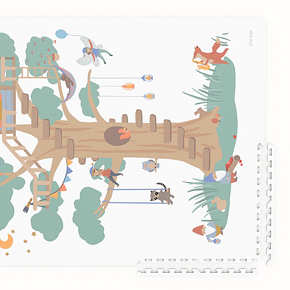 Play&Go Puzzelmat Eevaa Treehouse - 120 X 180 Cm - Image 7