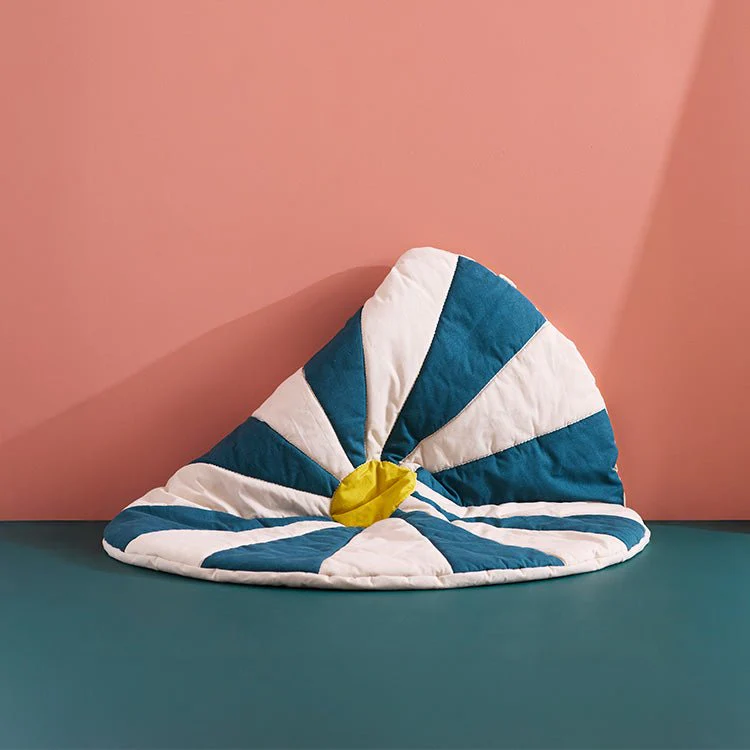 Rond speeltapijt Play mat circus teal - 112 cm - Image 3
