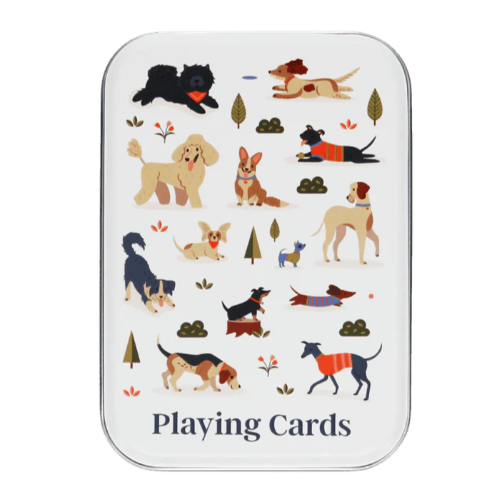 Speelkaarten in blikken doosje - Dog Park - Image 3