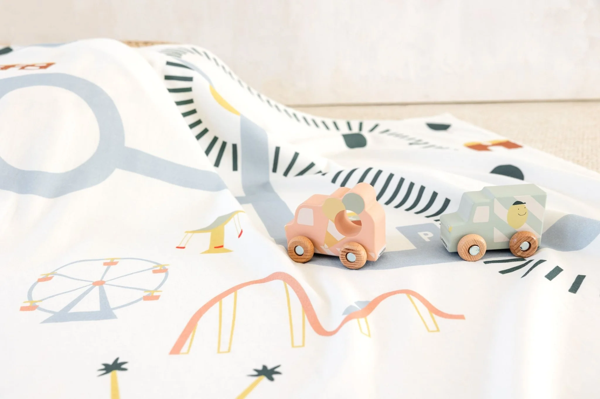 Speelkleed Playtime Cloth GOTS Happy Fruits - 100 x 100 cm - Image 4