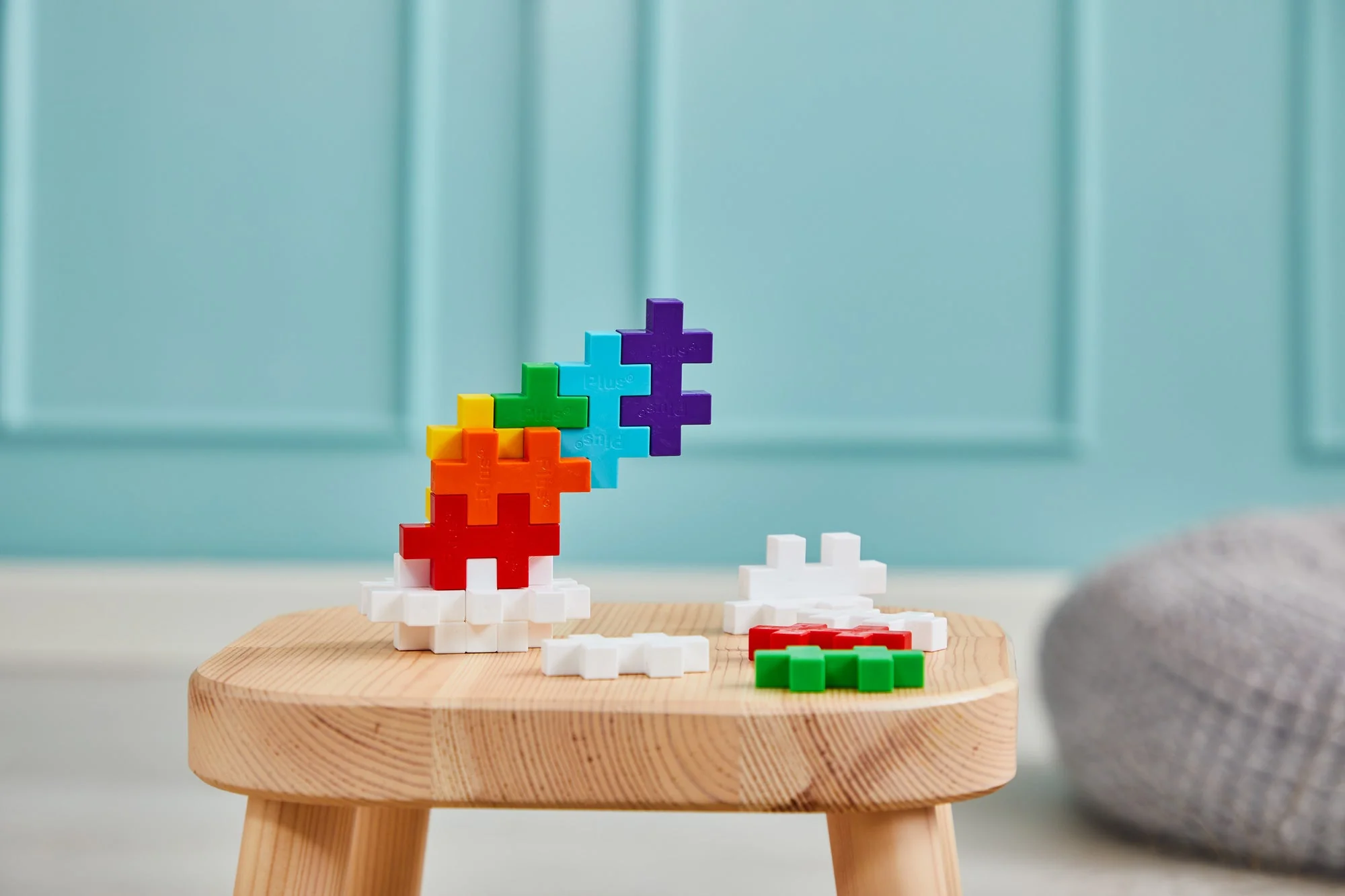 Bouwstenen Plus-Plus BIG Rainbow - Tube 15 stuks - Image 9