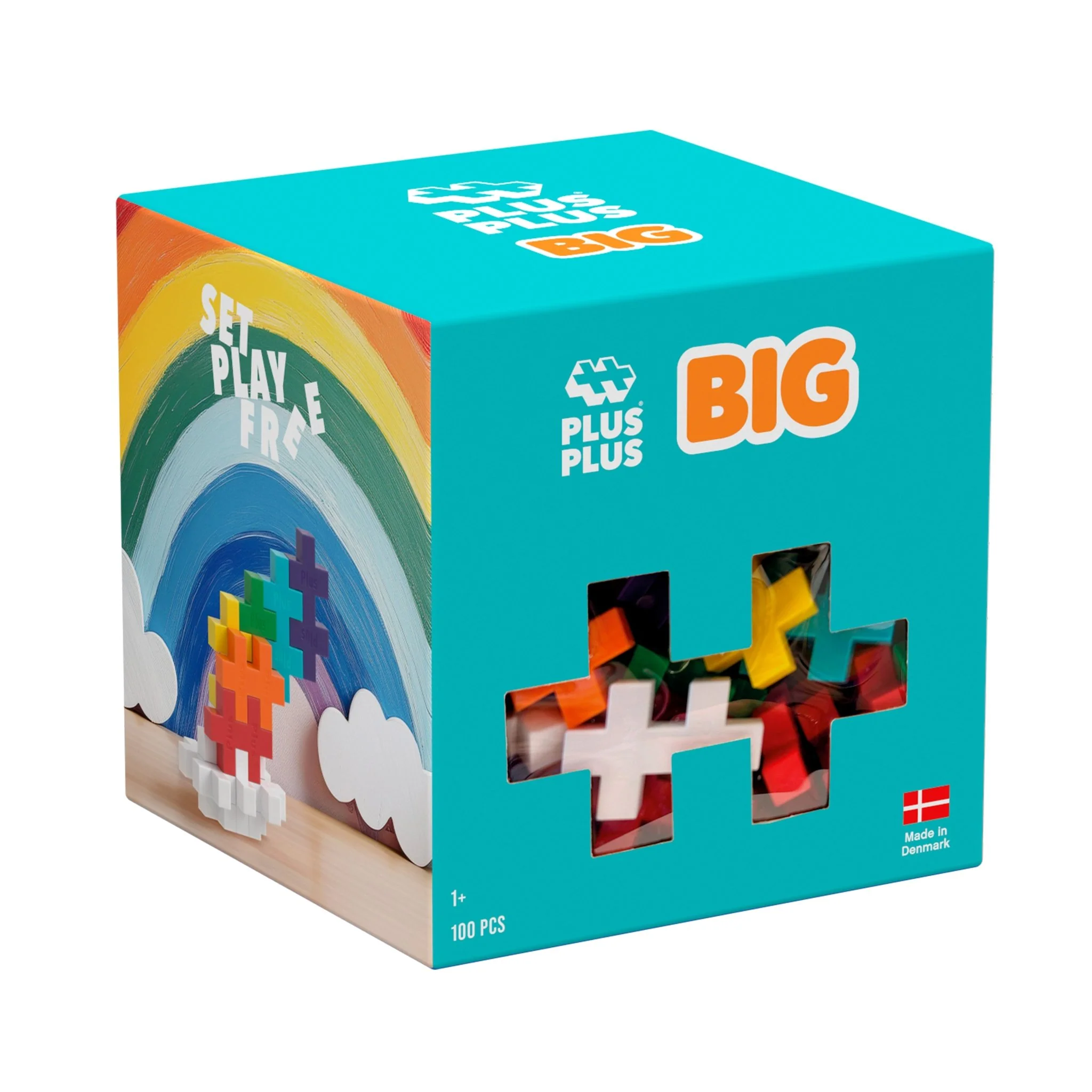 Bouwstenen Plus-Plus BIG Rainbow Mix - 100 stuks - Image 3