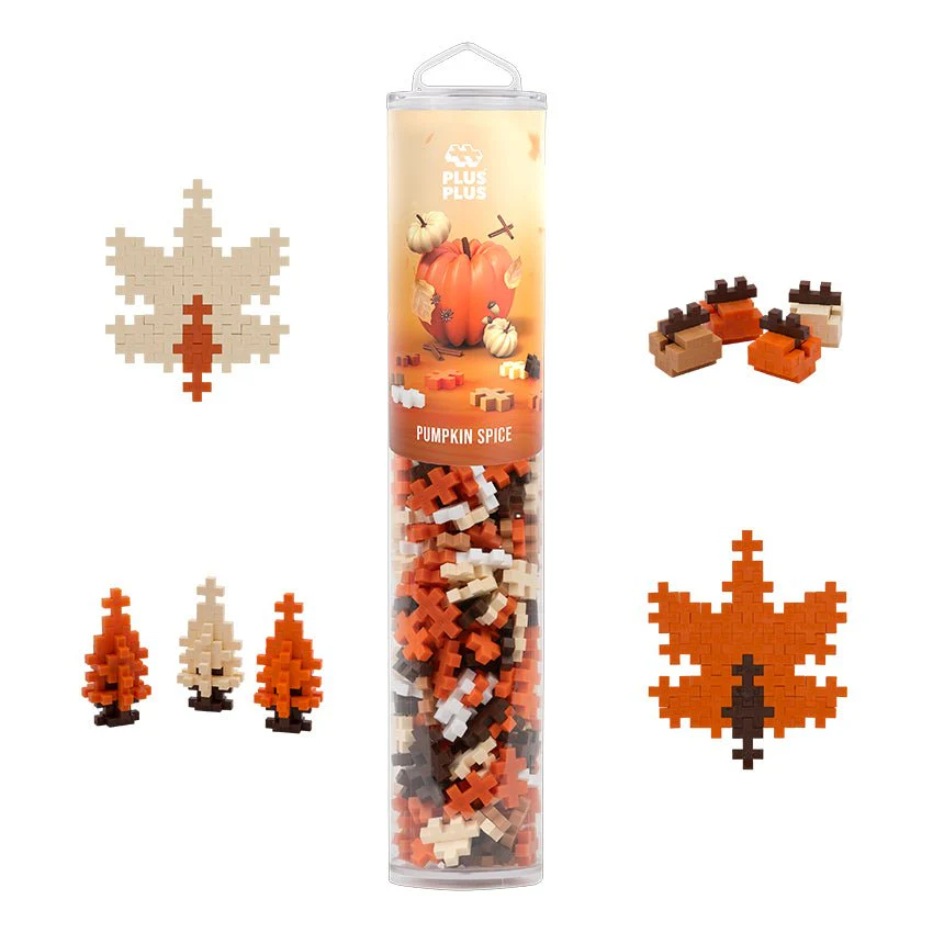 Bouwstenen Plus-Plus Pumpkin Spice Mix - Tube 240 stuks - Image 3