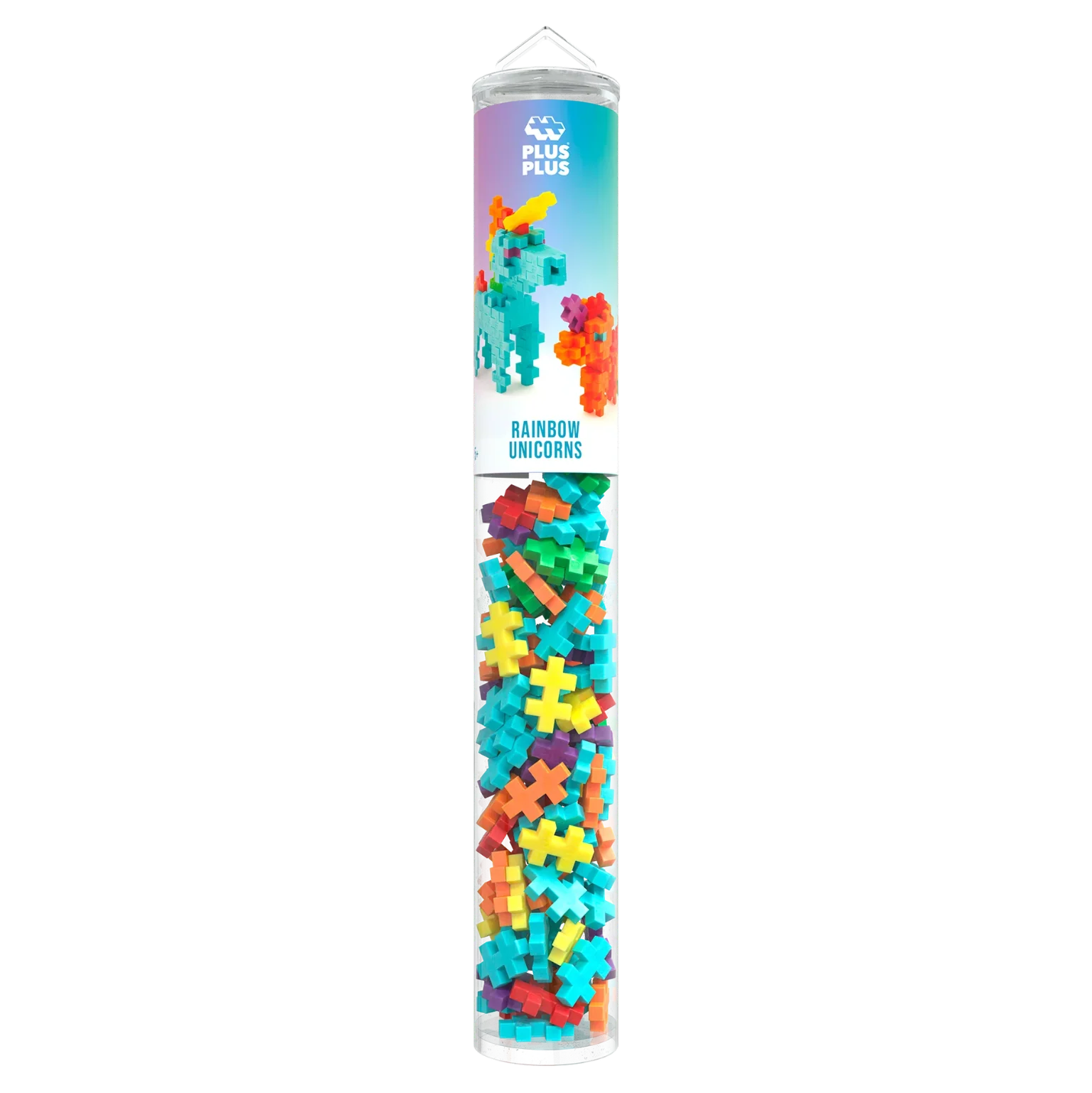 Bouwstenen Plus-Plus Rainbow Unicorns - Tube 100 stuks - Image 5