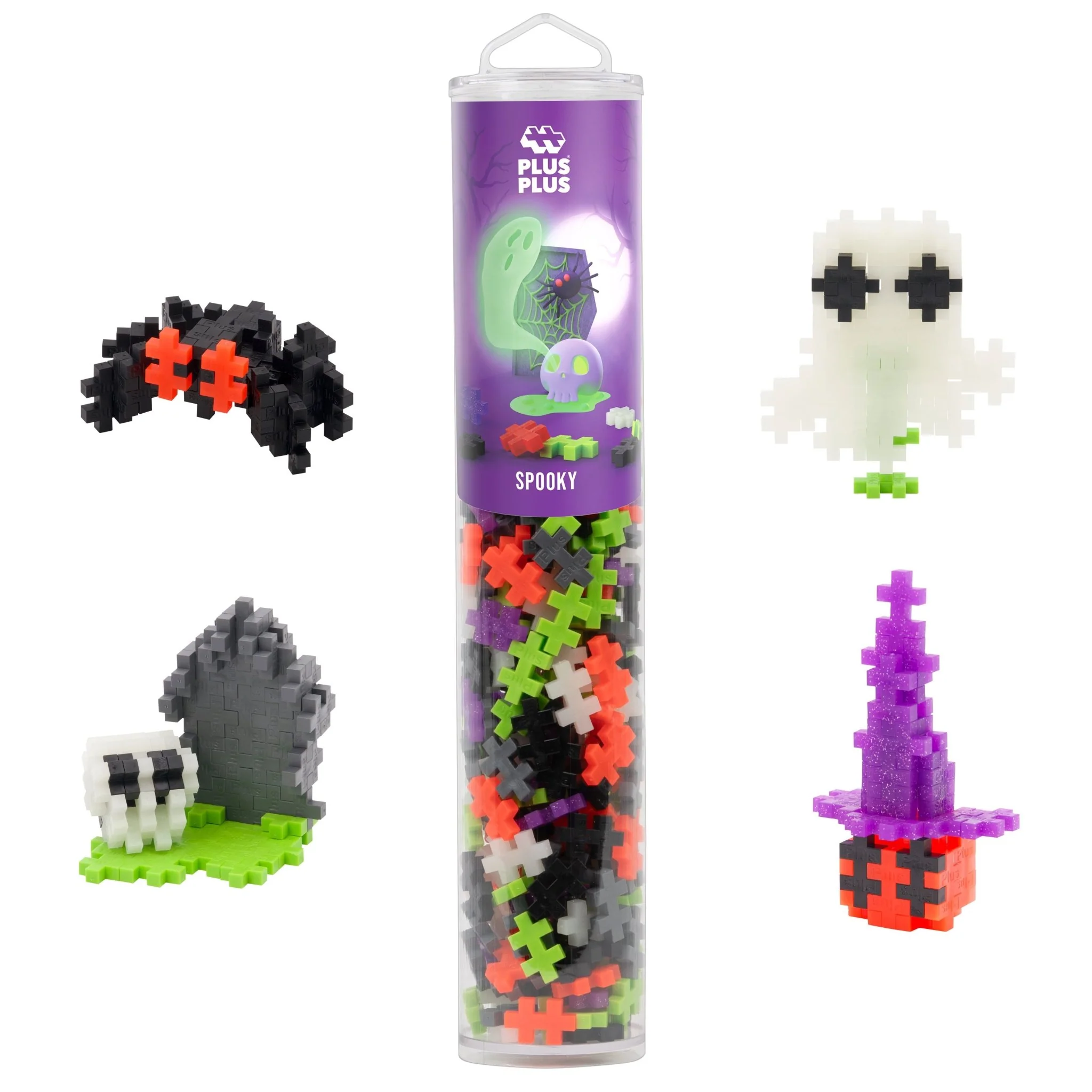 Bouwstenen Plus-Plus Spooky Mix - Tube 240 stuks