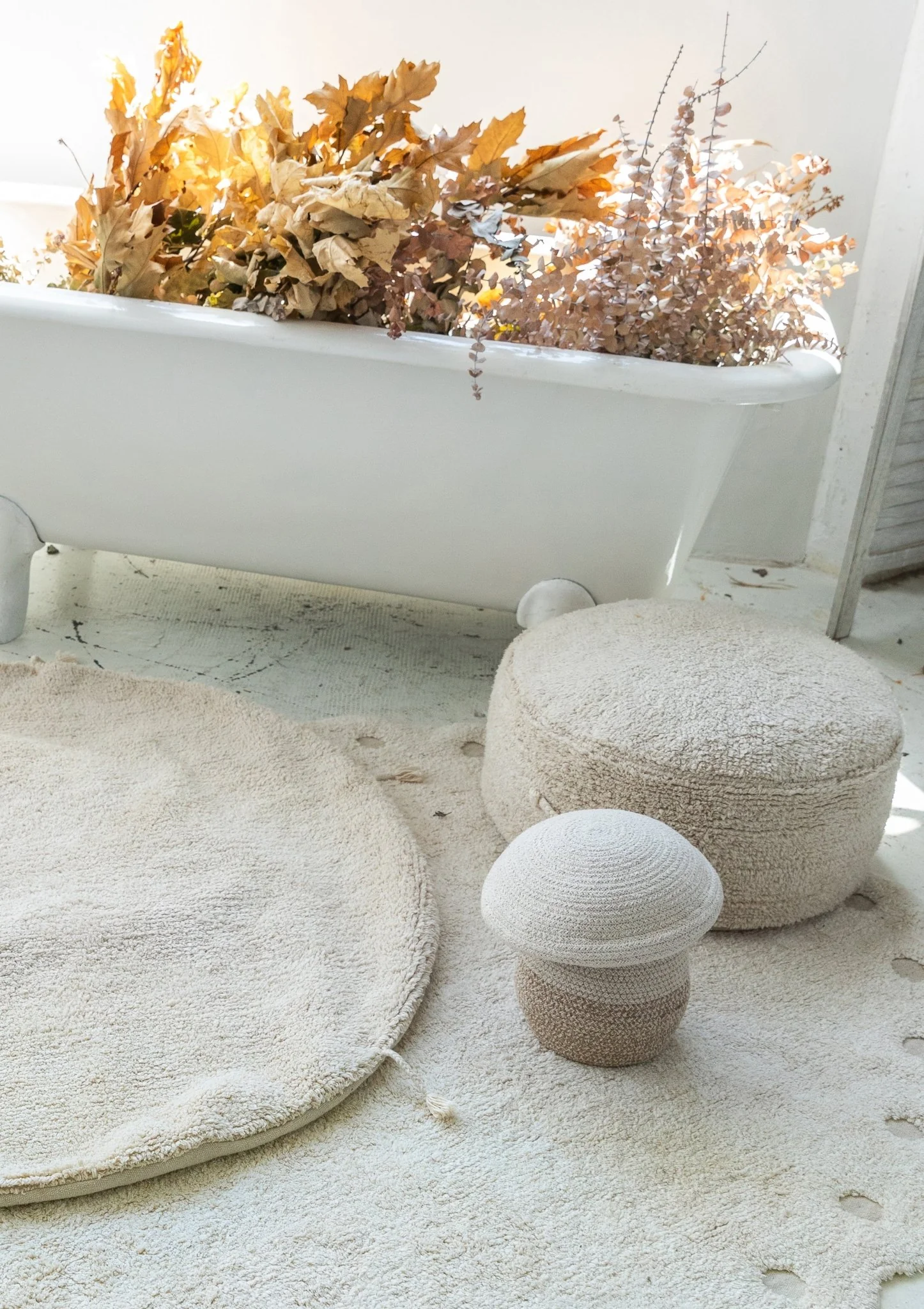 Poef Chill Naturel - 50 x 20 cm - Image 5