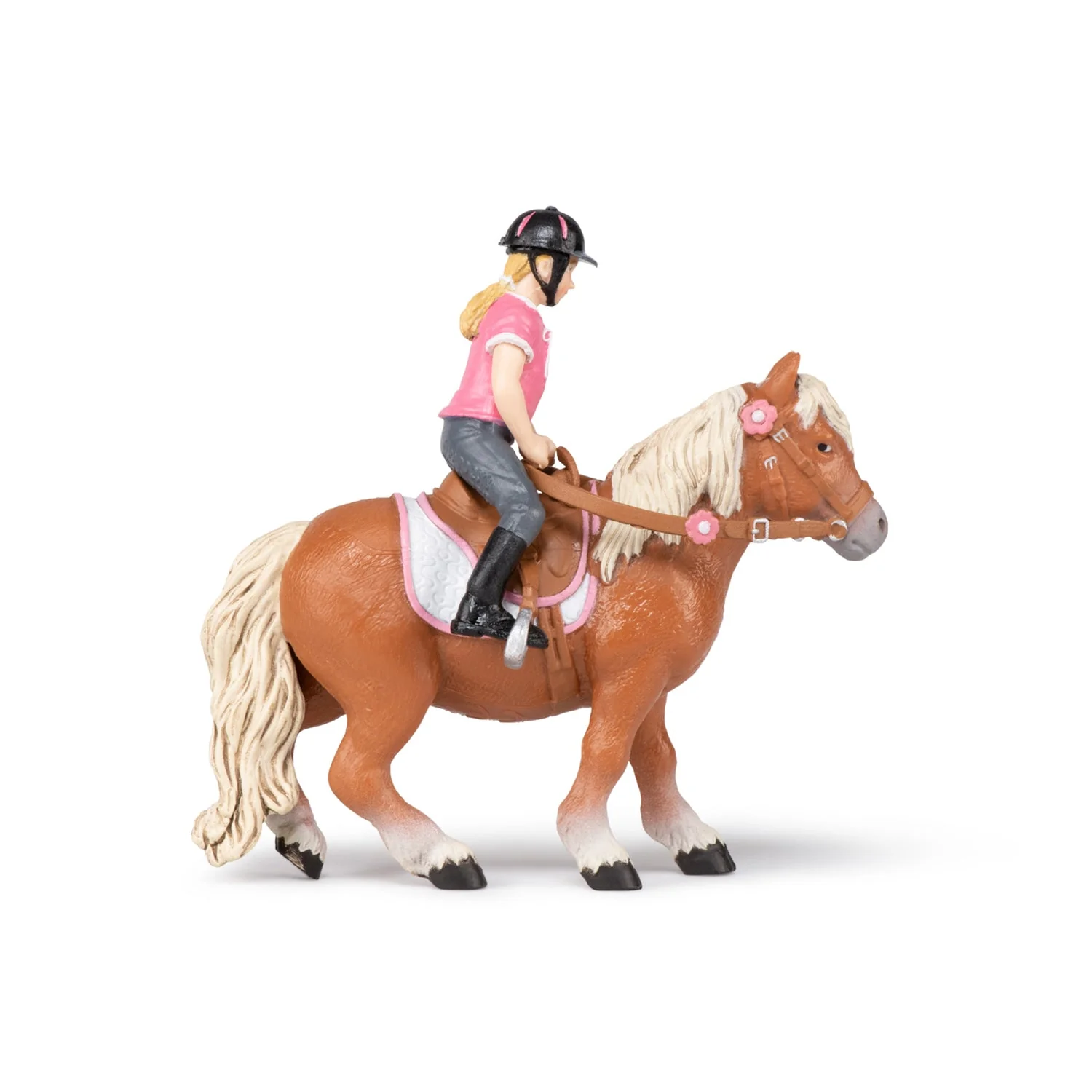Shetland pony met zadel - Image 8