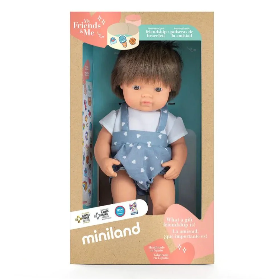 Pop My Friends & me Europese jongen met bruin haar - 38 cm - Image 4