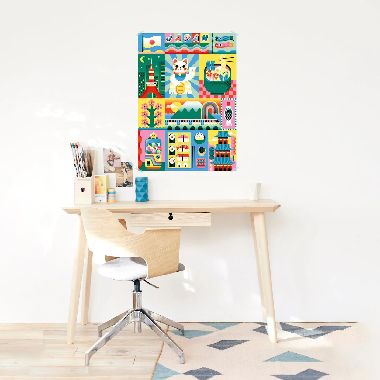 Pixelposter met 270 stickers Japan - 8 tot 99 jaar - Image 2