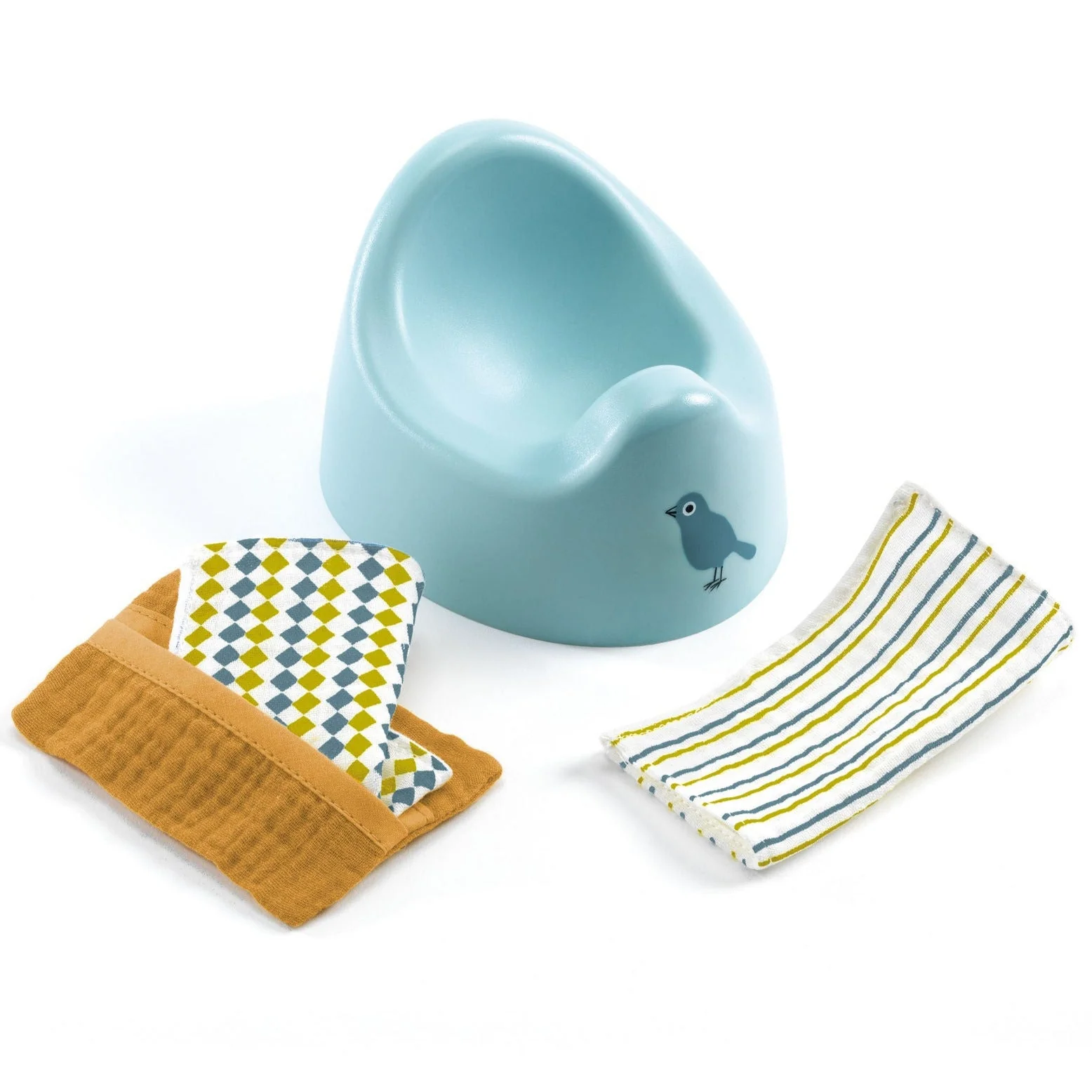 Poppenaccessoires potje met doekjes