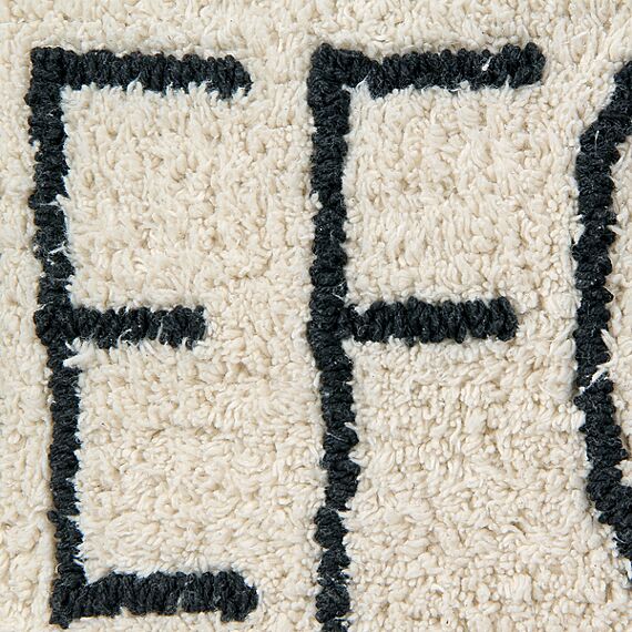 Poef ABC Natural Black - 70 x 20 cm - Image 6