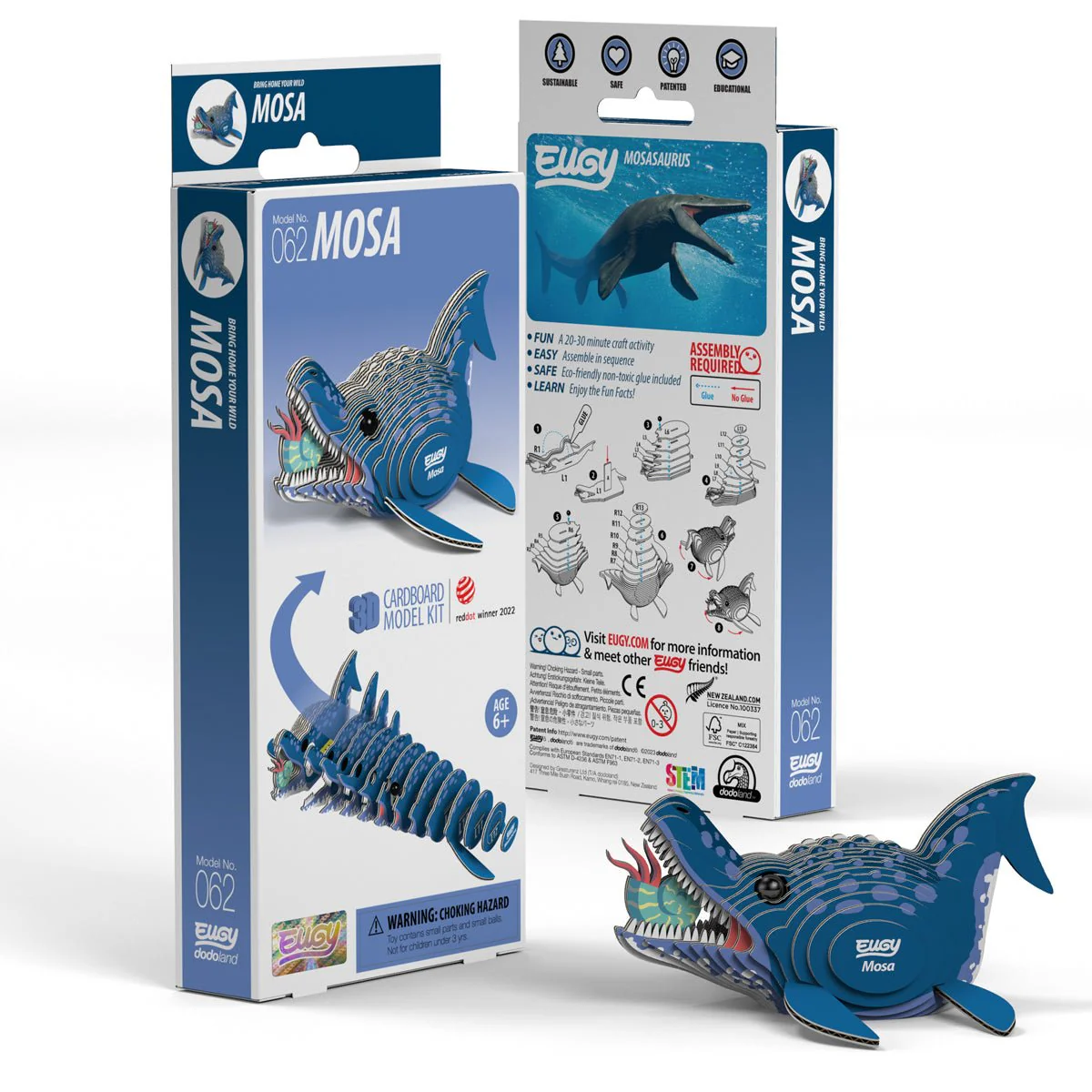 3D puzzel - Prehistorie Mosasaurus - Image 5