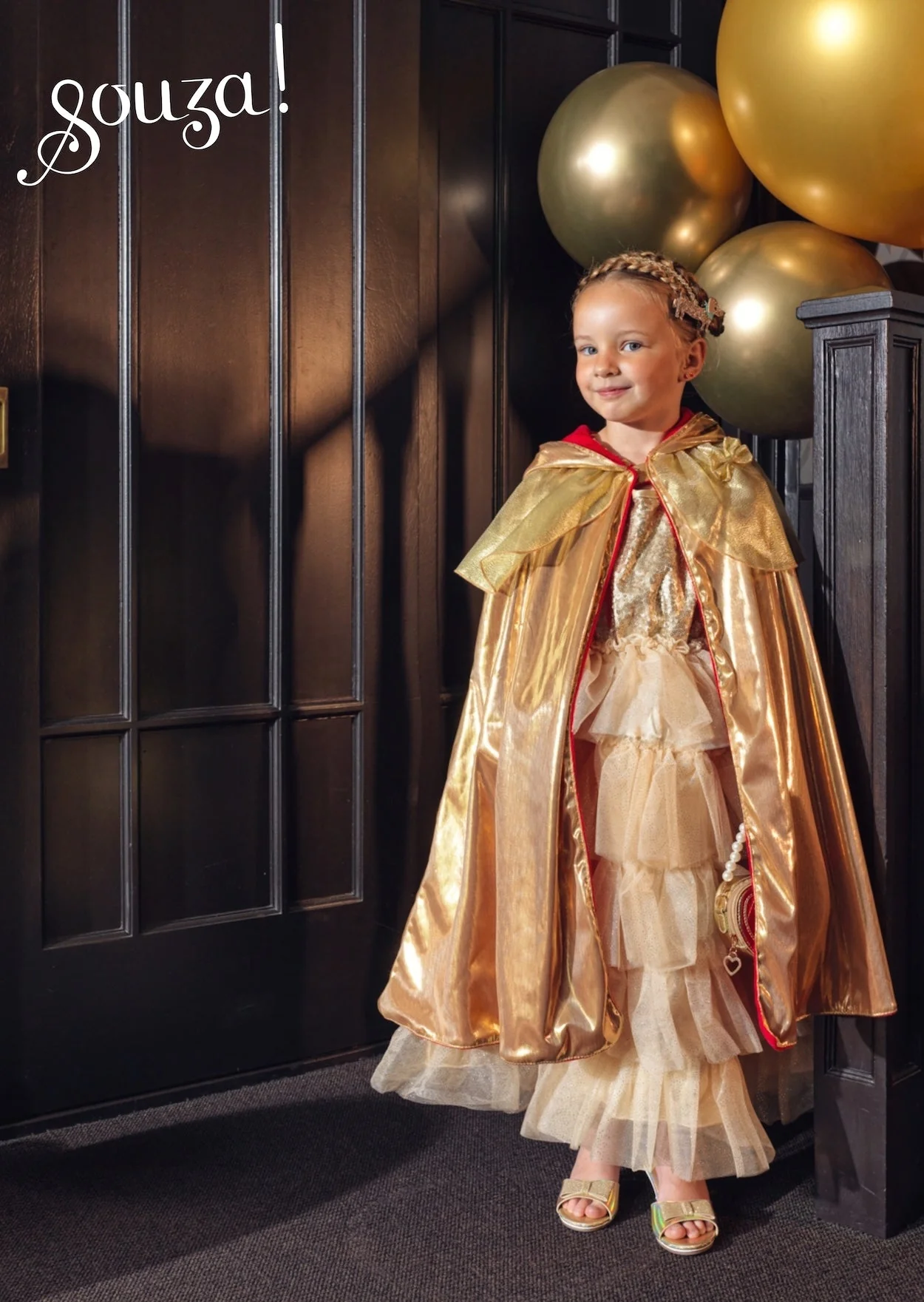 Dubbelzijdige verkleedcape - Prinses/Roodkapje - Image 3