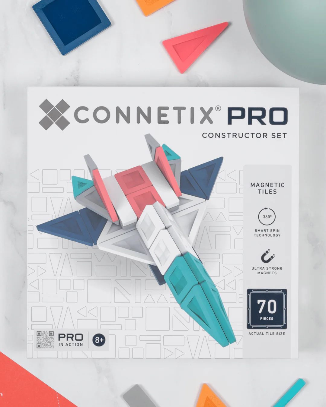 Bouwset met magneten PRO Constructor Set van 70 - Image 9