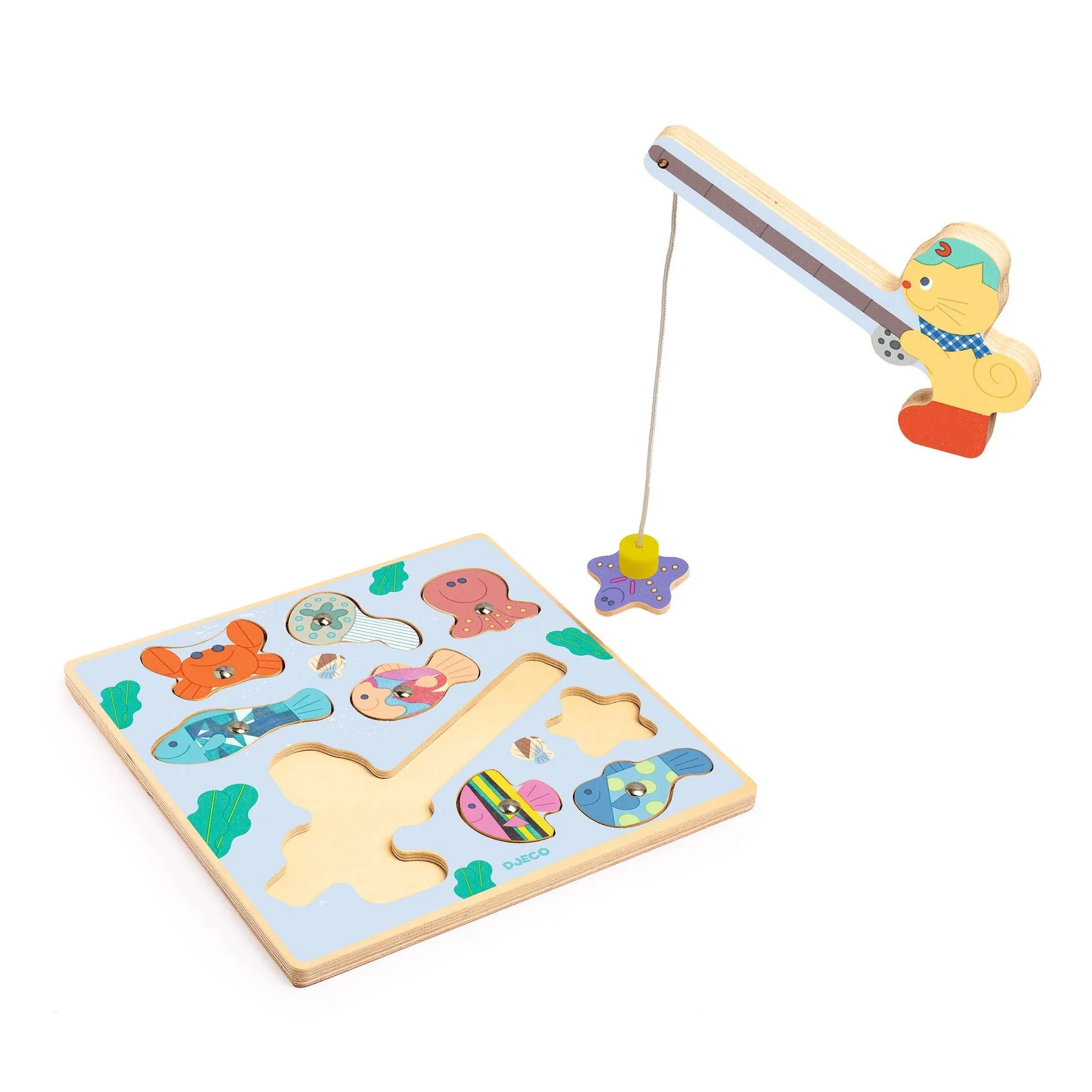 Houten vormenpuzzel - Puzz & Fish Bariolo