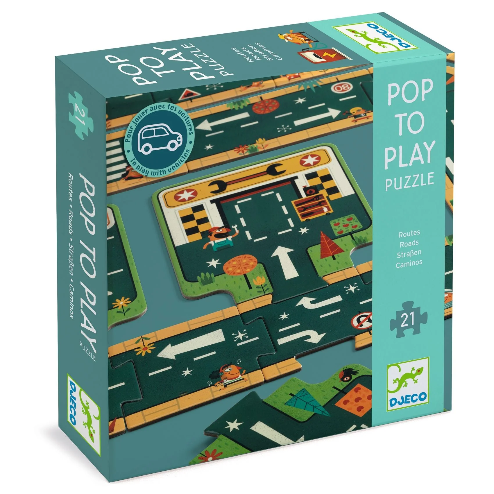 Puzzel Autobaan - 21 stukken - Image 4