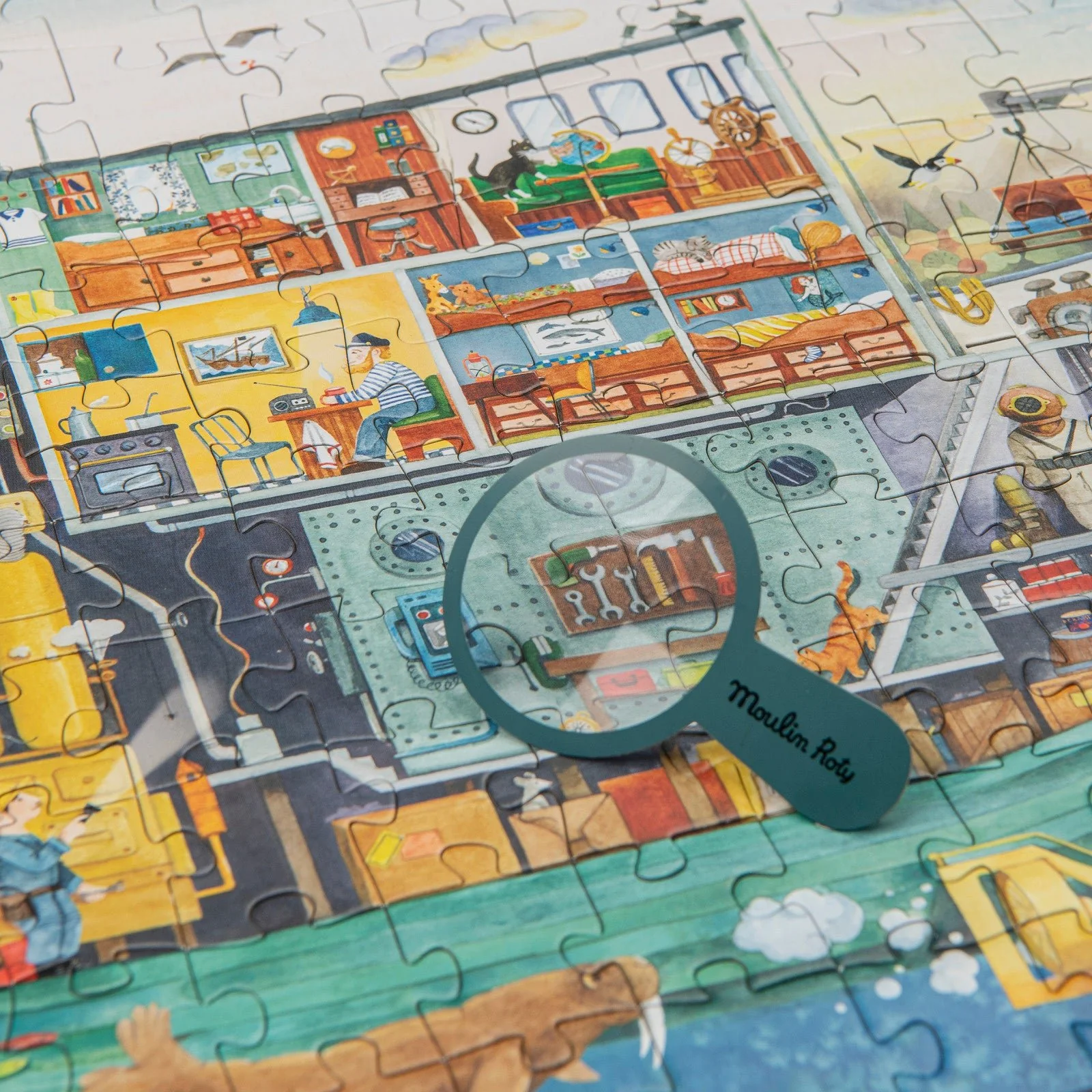 Puzzel de boot De ontdekker Le Jardin du Moulin - 200 stukjes - Image 4