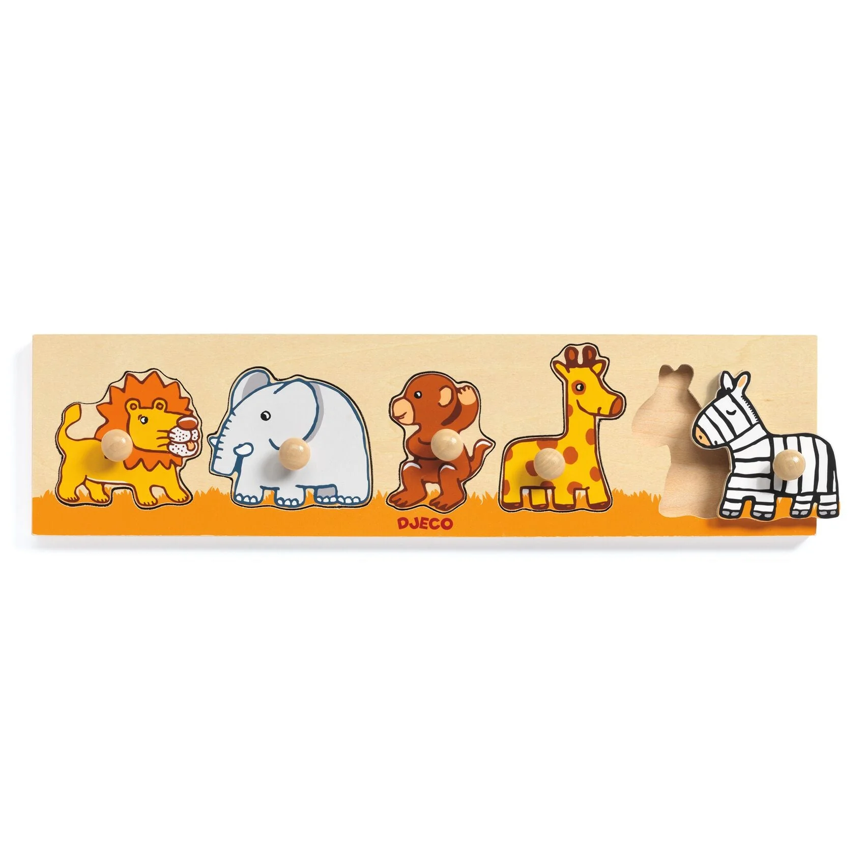 Houten inlegpuzzel Savanne