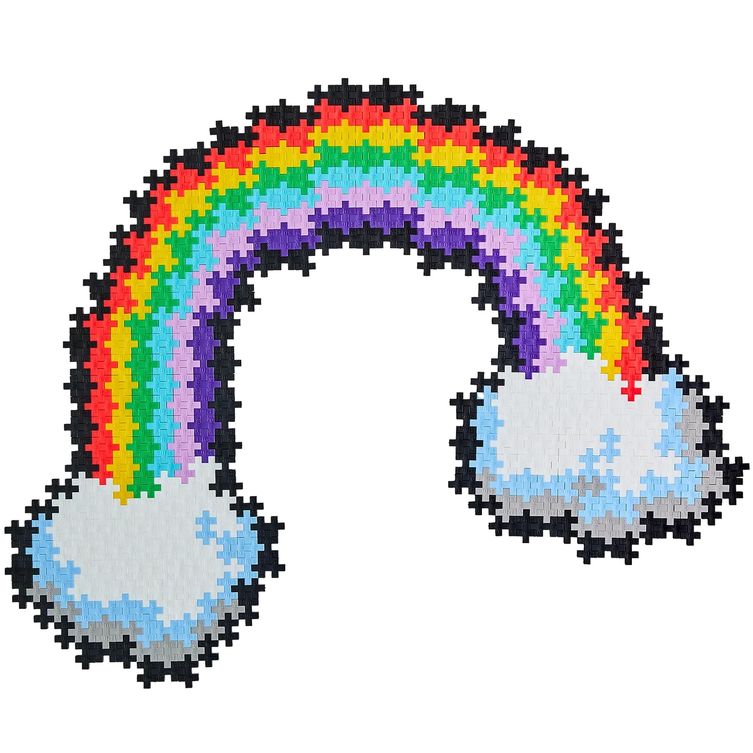 Bouwset Puzzle by Number Rainbow - 500 stuks - Image 4