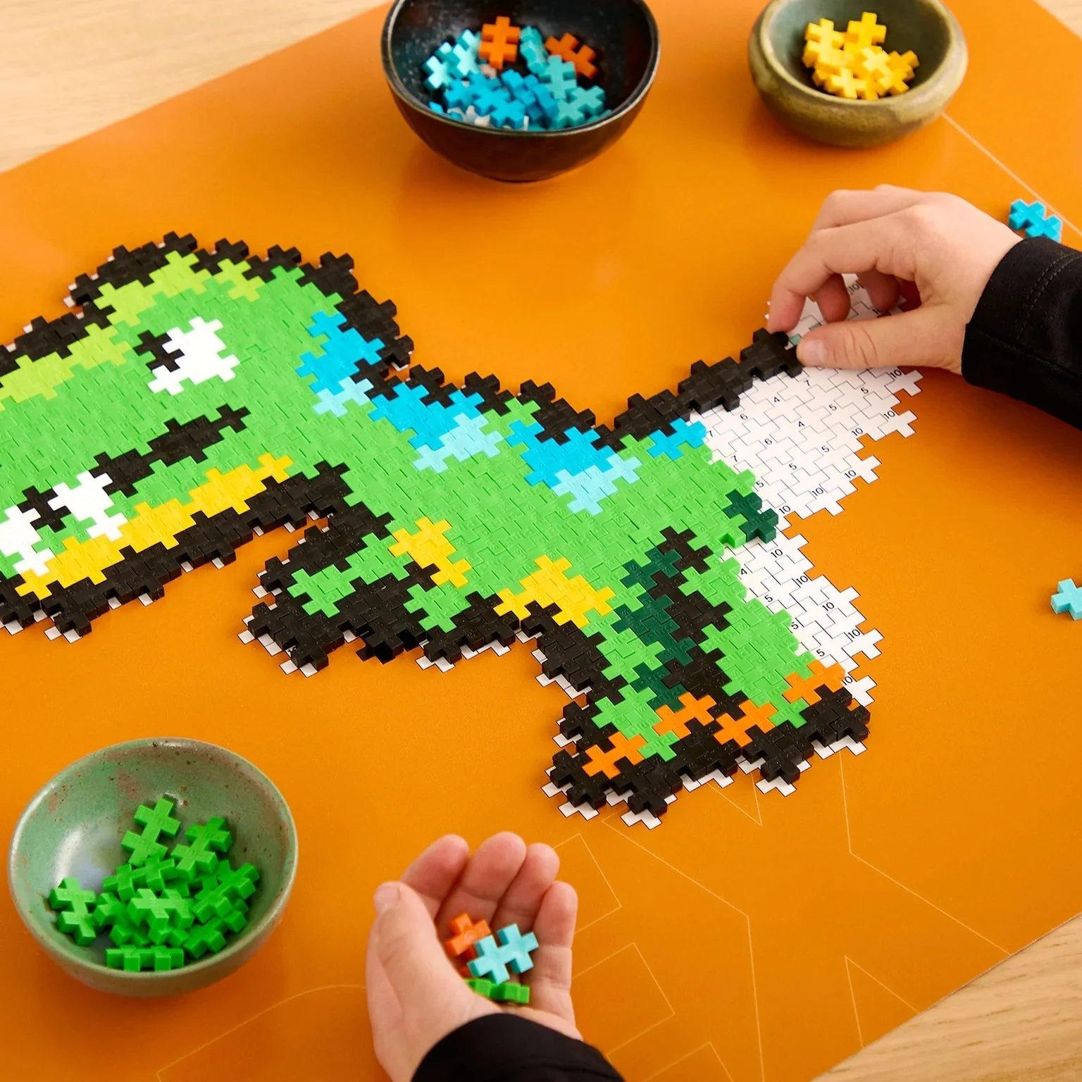 Bouwset Puzzle by Number T-Rex - 250 stuks - Image 2