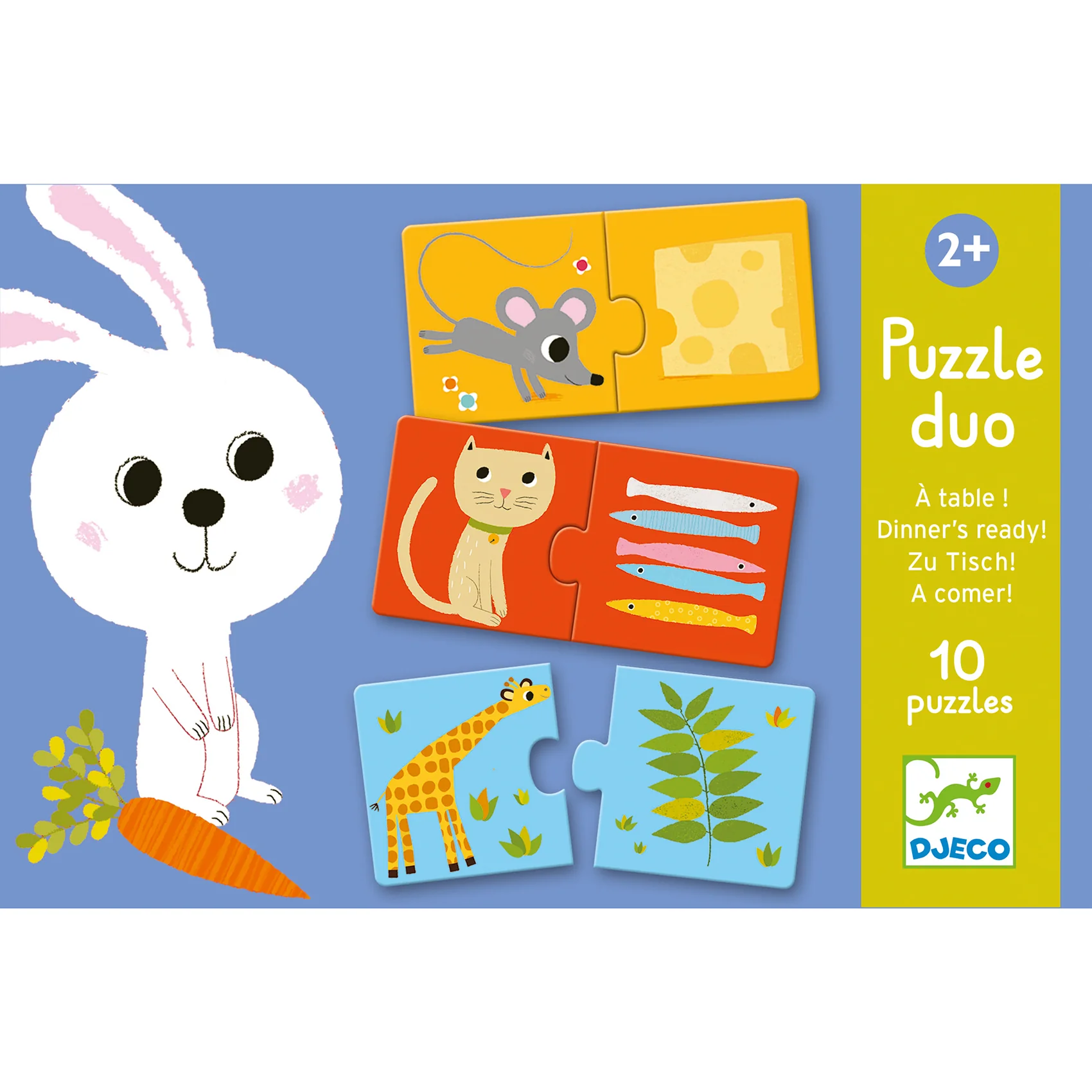 Eerste legpuzzels Puzzle Duo Aan Tafel - set van 10 - Image 5