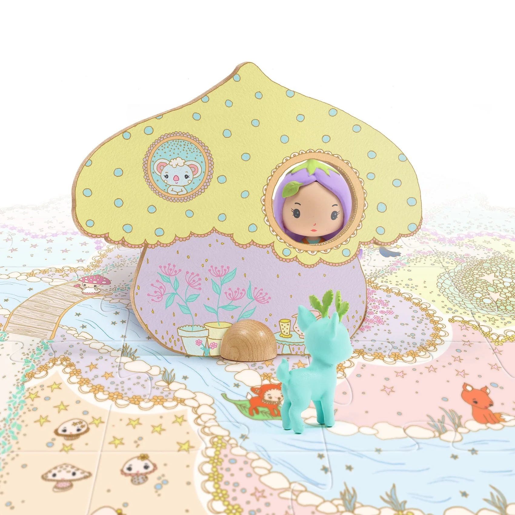 Tinyly Legpuzzel PuzzlUp Lily - 33 puzzelstukjes