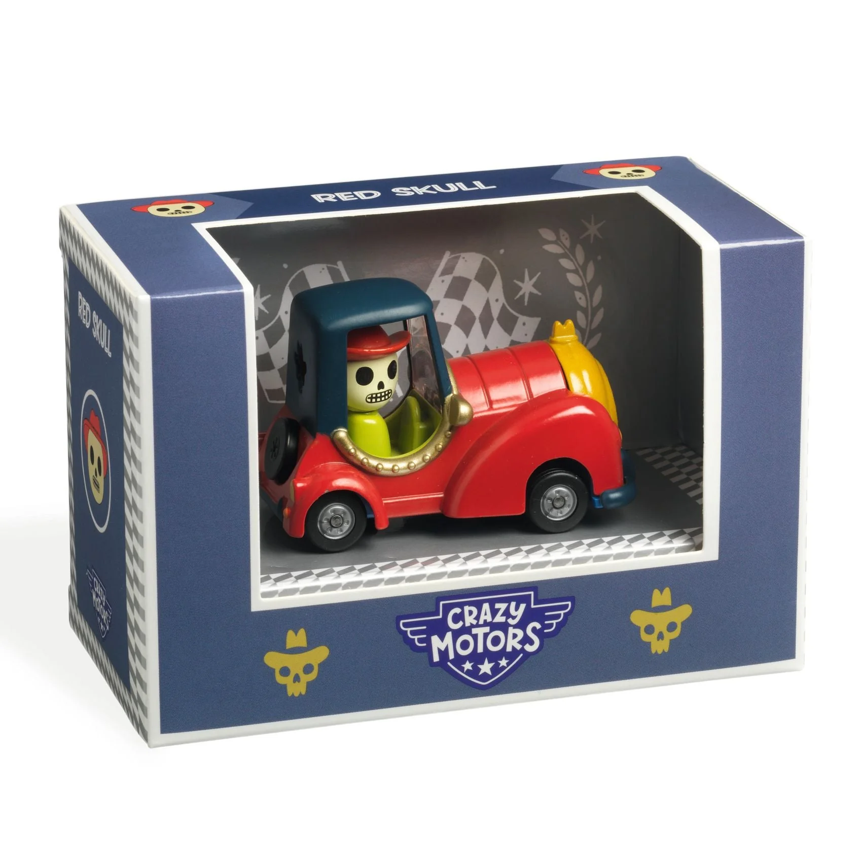 Speelgoedauto Crazy Motors Red Skull - Image 2