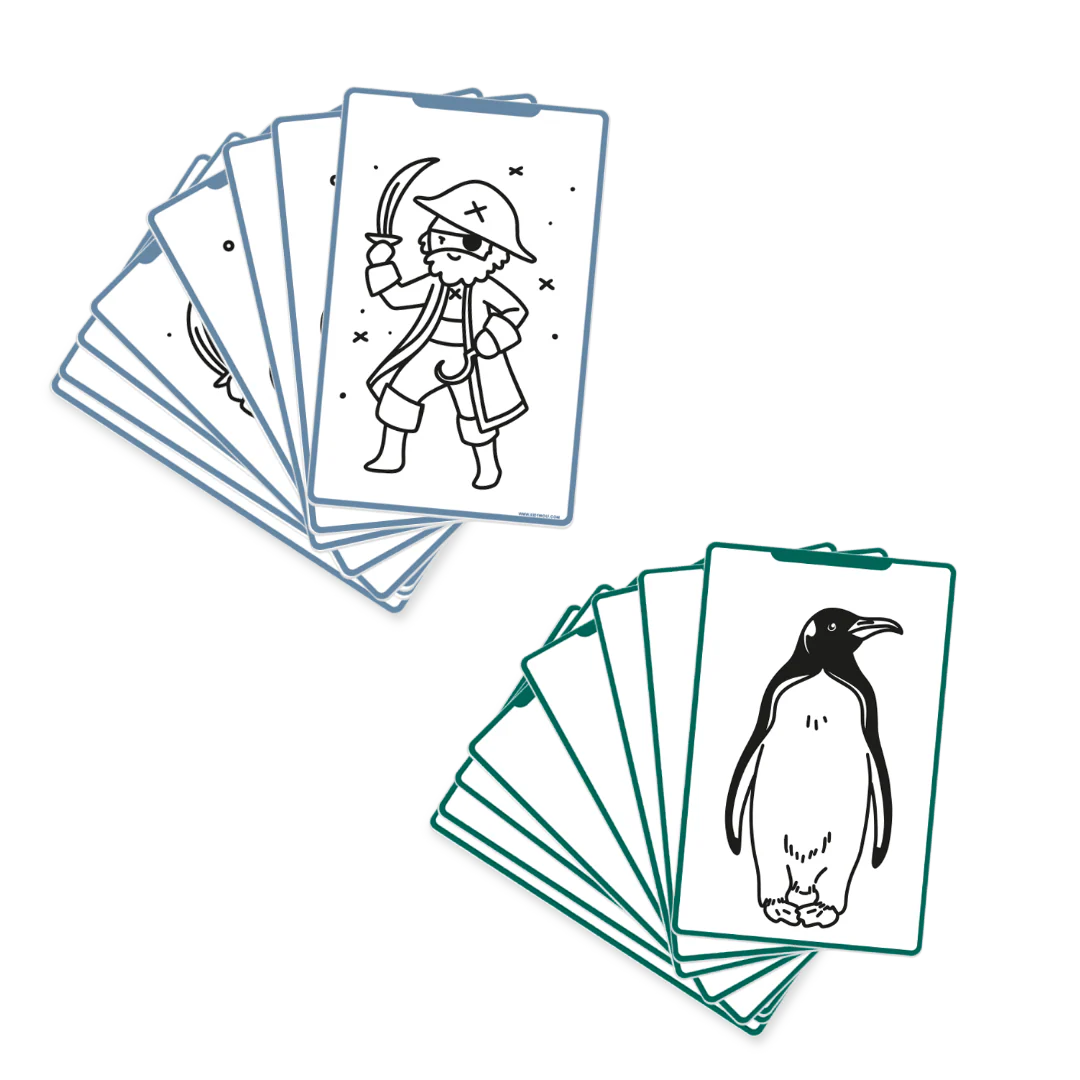 Refill Kidydraw Mini - Animals around the world & Oceans and Pirates - Image 4