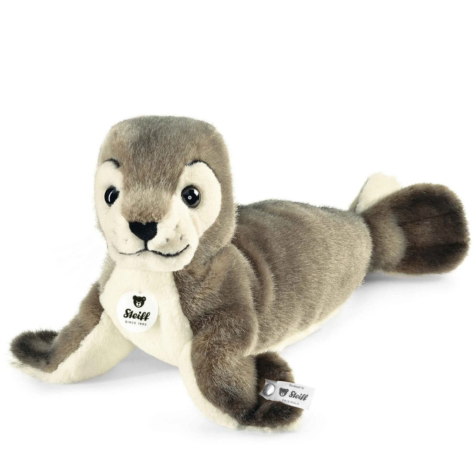 Knuffel Robby Seal Dark Grey - 30 cm