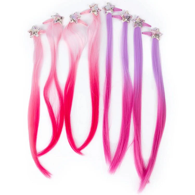 Haaraccessoire Rodeo Drive Multi Colour Clip In Extensions - set van 8